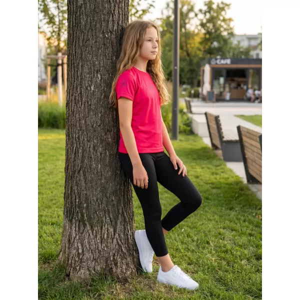  Funktionaler t -Shirt -Prämie von Kindern ALTISPORT VOJ/ALK075TR01 LEUCHTEND ROT 