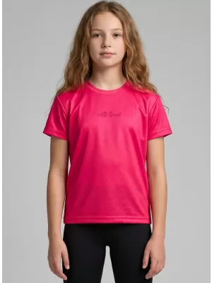 Funktionaler t -Shirt -Prämie von Kindern ALTISPORT VOJ/ALK075TR01 LEUCHTEND ROT