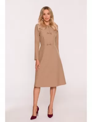 Kleid STYLOVE S413 BEIGE