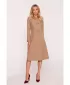 Kleid STYLOVE S413 BEIGE
