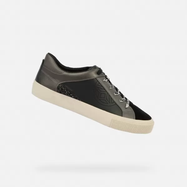  Damen-Sneaker GEOX EMMELENY G009447 SCHWARZ 