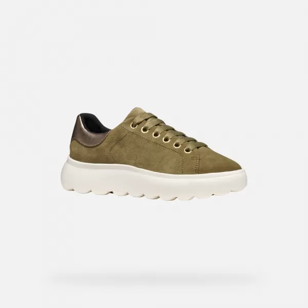  Damen-Sneaker GEOX SPHERICA EC4.1 G009311 KHAKI 