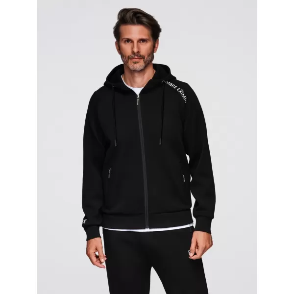  Herren-Sweatshirt OMBRE OM-SSZP-0216 SCHWARZ 