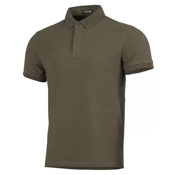  Herren-T-Shirt mit Kragen PENTAGON VALOR POLO SHIRT K09051 BRAUNGRAU 