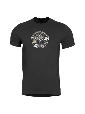 T-Shirt PENTAGON AGERON NO MOUNTAIN HIGH ENOUGH K09012 SCHWARZ