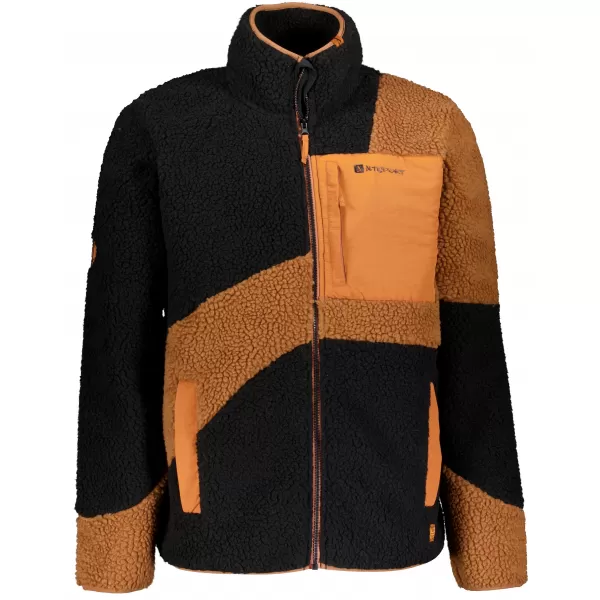  Fleece-Sweatshirt für Herren ALTISPORT GANAN SCHWARZ/BRAUN 