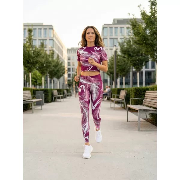  Premium-Crop-Top für Damen ALTISPORT VOJ/ALW001TR07 FUCHSIOVÁ FUCHSIE 