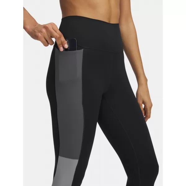  Leggings für Damen UNDER ARMOUR MERIDIAN COLORBLOCK ANKLE LG 6004002-003 SCHWARZ 