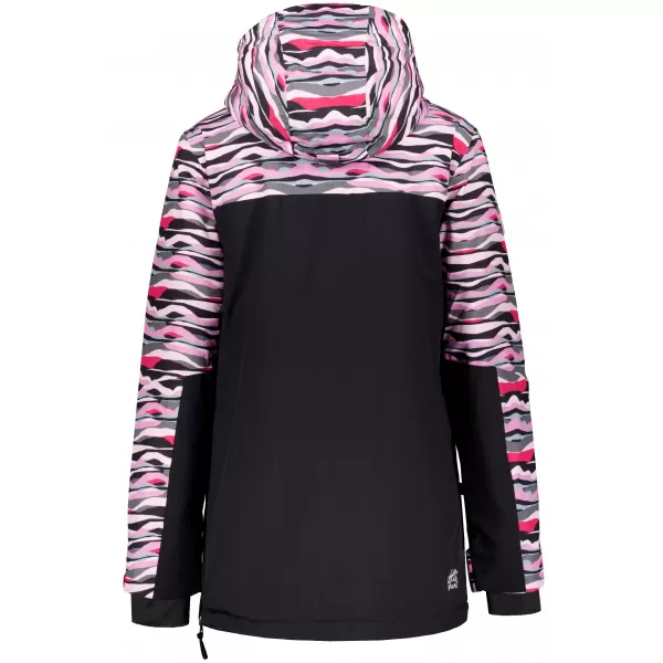  Winterjacke für Damen ALTISPORT GANICE SCHWARZ/ROSA 