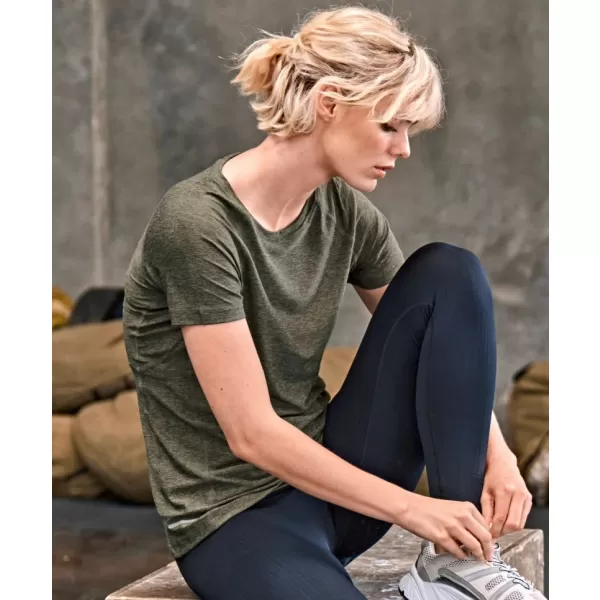  Damen-T-Shirt TEE JAYS | TJ 7021 SCHWARZE MELANGE 