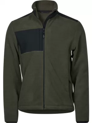 Herren-Sweatshirt TEE JAYS | TJ 9120 TIEFGRÜN/SCHWARZ