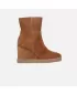 Damen-Stiefeletten GEOX ELIDEA WEDGE BRAUN