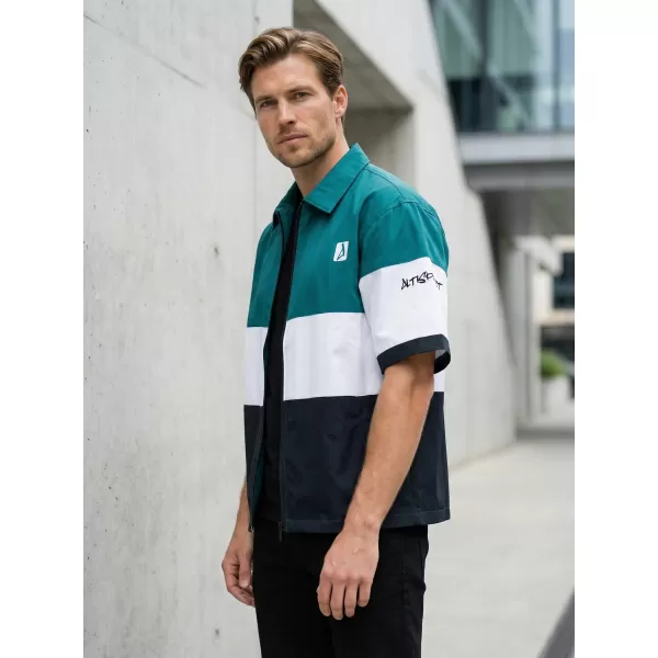  Premium-Herrenhemd ALTISPORT VOJ/ALM051KOS01 KEROSIN/SCHWARZ 