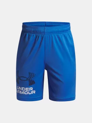Shorts für Jungen UNDER ARMOUR UA TECH LOGO SHORTS 1383333-402 BLAU