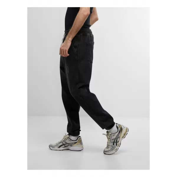  Herrenjeans URBAN CLASSICS TB7296 SCHWARZ GEWASCHEN 