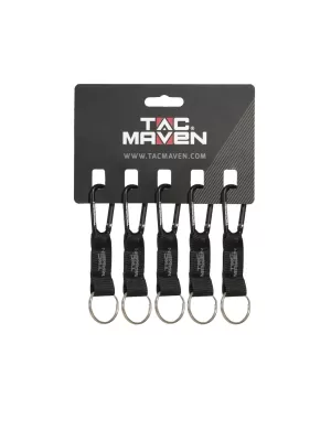 Karabiner PENTAGON CARABINER 5ΜΜ D25026 SCHWARZ