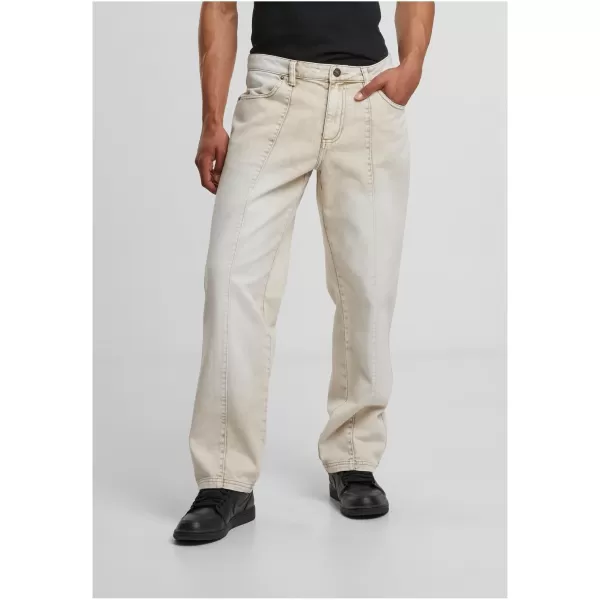 Jeans URBAN CLASSICS TB7605 WEIß SCHMUTZIG GEWASCHEN 