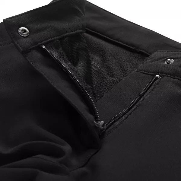 Frauen -Softshell -Hosen ALPINE PRO CORBA LPAF663 SCHWARZ 