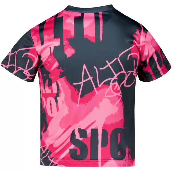  Funktionaler t -Shirt -Prämie von Kindern ALTISPORT VOJ/ALK076TR01 HEIßROSA 