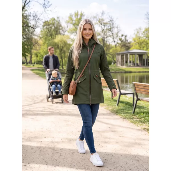  Frauen -Softshelljacke für Frauen ALTISPORT GEMEE KHAKI 