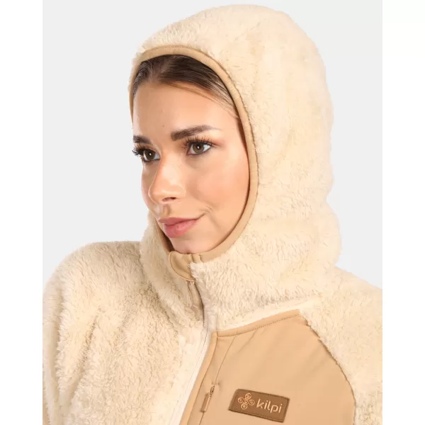  Fleece-Sweatshirt für Damen KILPI NORKA-W ZL0204KI BEIGE 