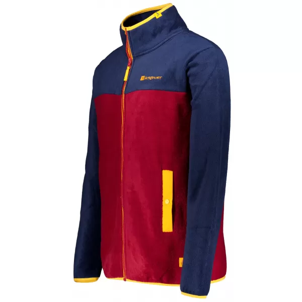  Fleece-Sweatshirt für Herren ALTISPORT GAMEL BURGUND 