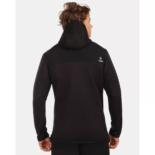  Fleece-Sweatshirt für Herren KILPI NEVIA-M ZM0215KI SCHWARZ 