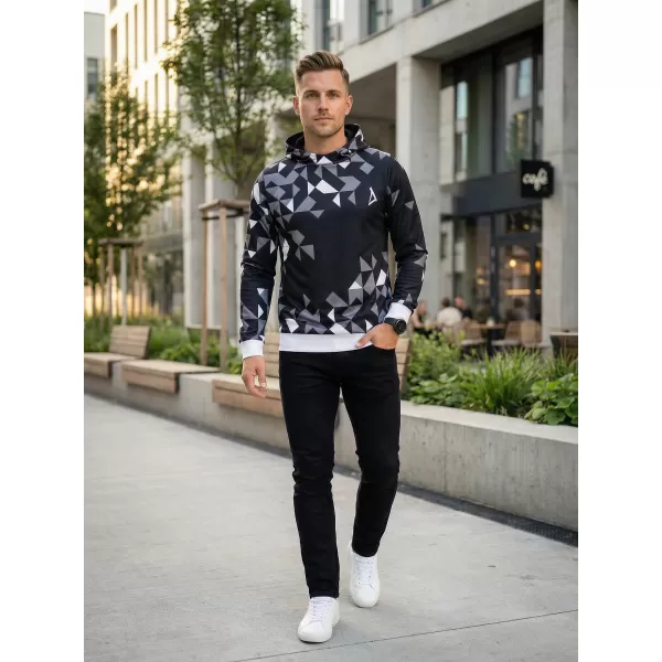  Hochwertiges Funktions-Sweatshirt für Herren ALTISPORT VOJ/ALM108MI01 SCHWARZ 