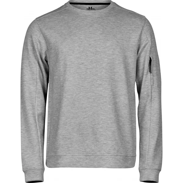  Herren-Sweatshirt TEE JAYS | TJ 5700 GRAU MELIERT 