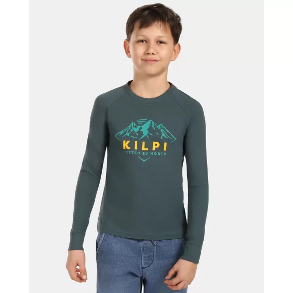  T-Shirt für Jungen KILPI VERATI-JB ZJ0301KI DUNKELGRÜN 