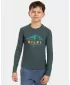 T-Shirt für Jungen KILPI VERATI-JB ZJ0301KI DUNKELGRÜN