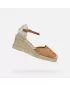 Damensandalen GEOX GELSA LOW HELLBRAUN