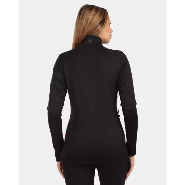  Fleece-Sweatshirt für Damen KILPI SIREN-W ZL0205KI SCHWARZ 