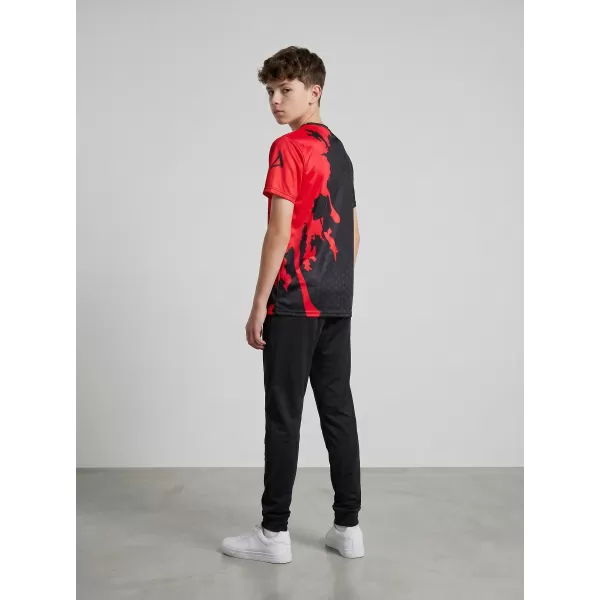  Funktionaler t -Shirt -Prämie von Kindern ALTISPORT VOJ/ALM112TR01 SCHWARZ 