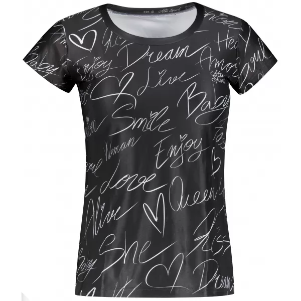  Damen Freizeitshirt Premium ALTISPORT VOJ/ALW084TR06 SCHWARZ 