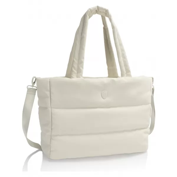  Tasche HEYS PUFFER TOTE BAG CREMEFARBEN 