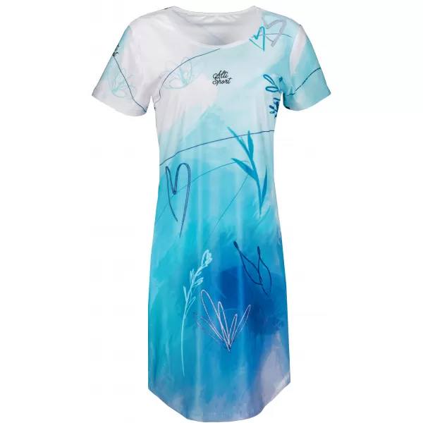  Erweitertes Premium-T-Shirt für Damen ALTISPORT VOJ/ALW083SAT02 WEIß BLAU 