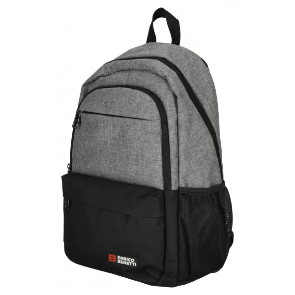  Rucksack ENRICO BENETTI HAMBURG NOTEBOOK BACKPACK 23 L HELLGRAU 