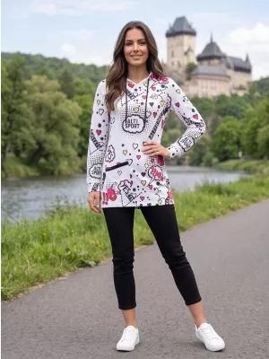 Damen-Sweatshirt ALTISPORT GITA WEIß