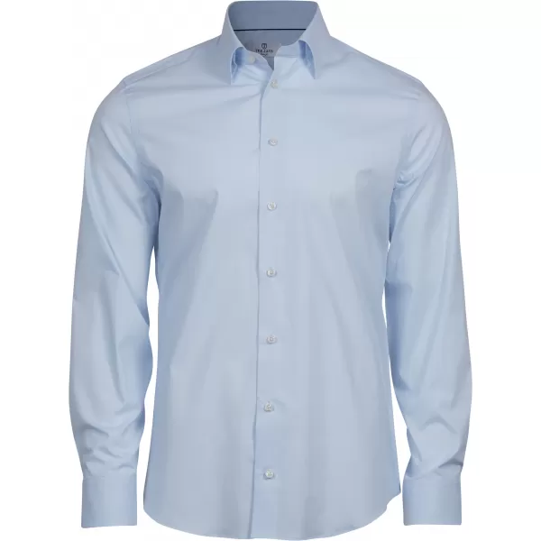 Herrenhemd TEE JAYS | TJ 4024 HELLBLAU 