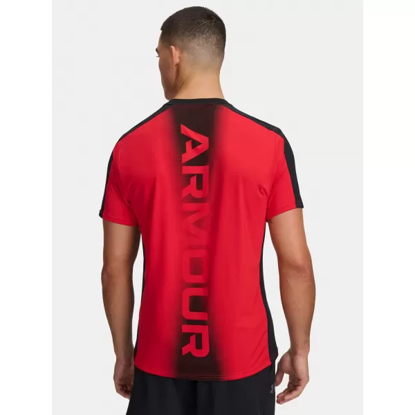  Herren-T-Shirt UNDER ARMOUR UA HG WORDMARK SS 6007758-600 ROT 