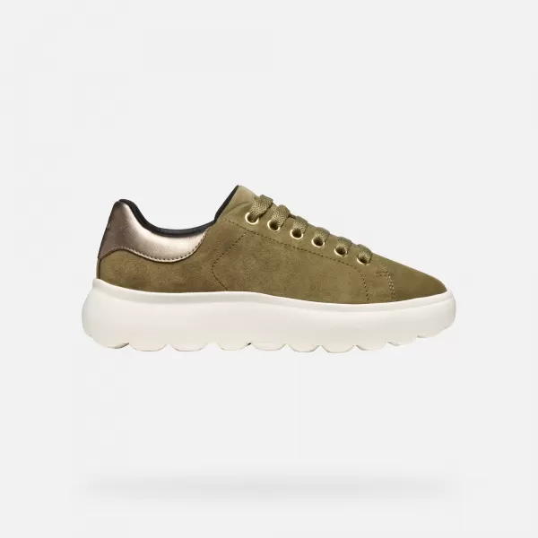  Damen-Sneaker GEOX SPHERICA EC4.1 G009311 KHAKI 