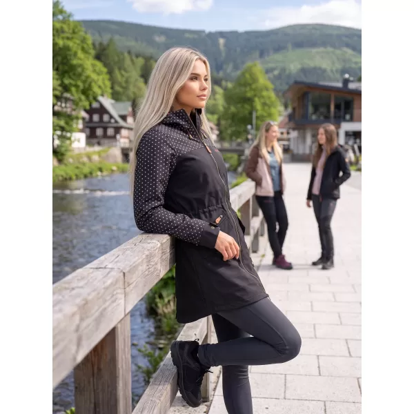  Frauen -Softshelljacke für Frauen ALTISPORT GEMEE SCHWARZ 