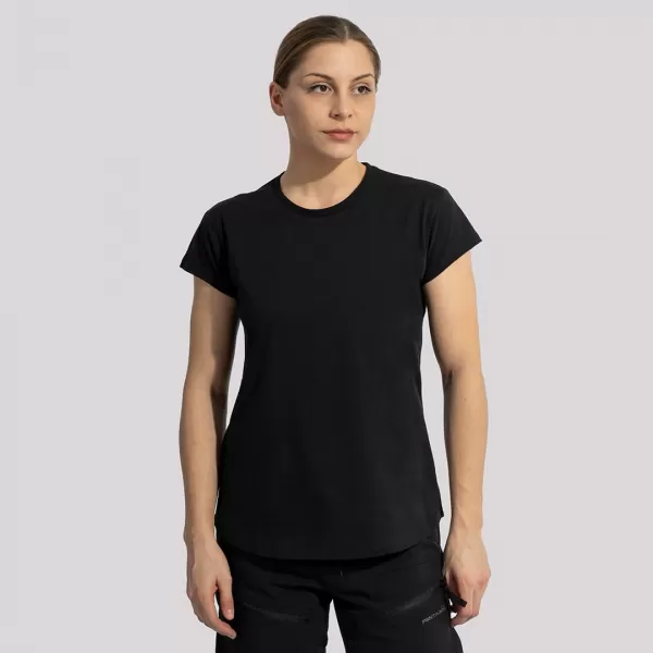  Damen-T-Shirt PENTAGON WHISPER WOMENS TEE BLANK OFF K09044 SCHWARZ 