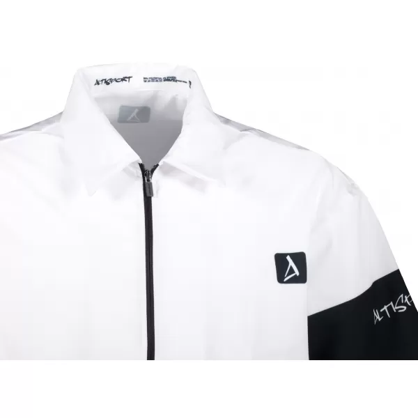  Premium-Herrenhemd ALTISPORT VOJ/ALM051KOS01 WEIß BLAU 