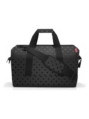 Tasche REISENTHEL ALLROUNDER L GLÄNZENDE PUNKTE SCHWARZ