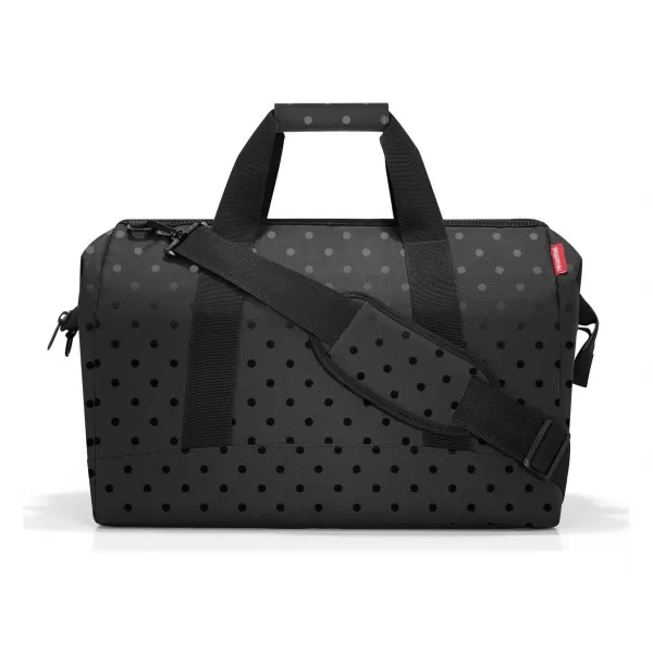  Tasche REISENTHEL ALLROUNDER L GLÄNZENDE PUNKTE SCHWARZ 