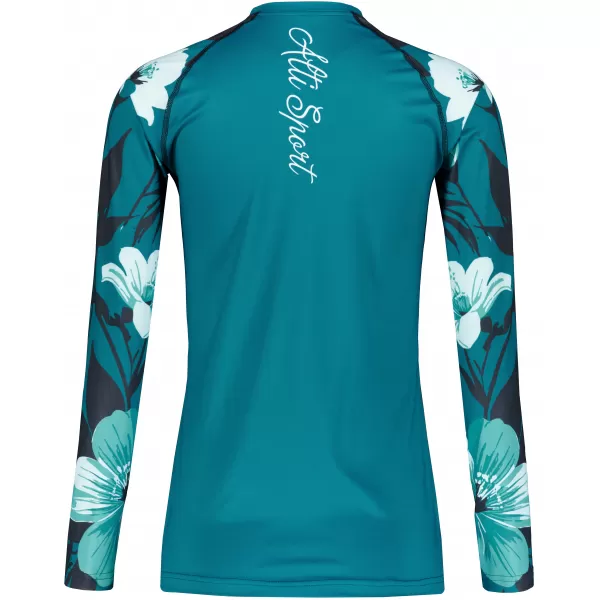  Frauen funktionales t -Shirt mit langen Ärmeln Premium ALTISPORT VOJ/ALW115TR03 KEROSIN 