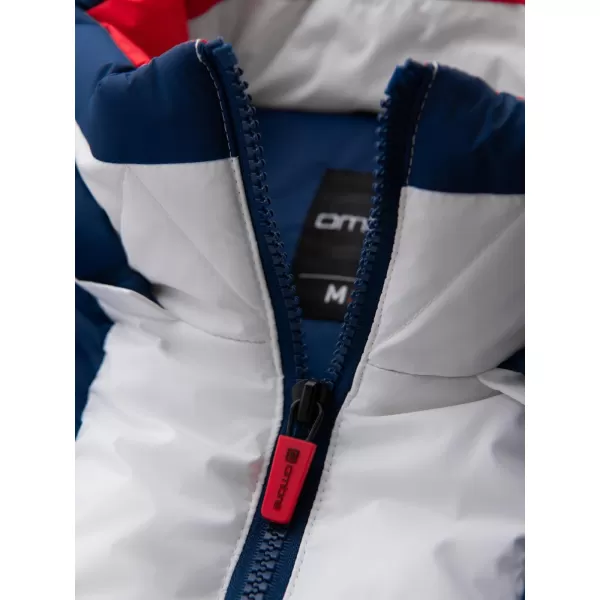  Jacke OMBRE OM-JALP-0296 BLAU UND WEIß 