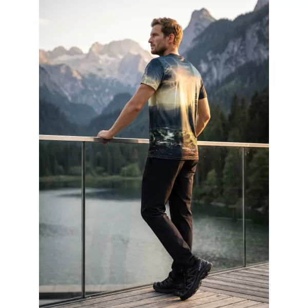  Herren Freizeithemd Premium ALTISPORT VOJ/ALM116TR06 DUNKLER WALD 